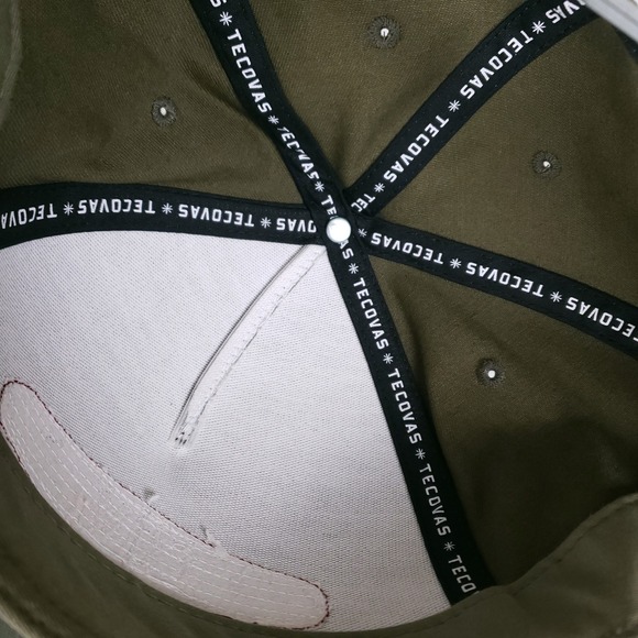 Tecovas Snapback Hat OSFA Embroidered Logo Patch Olive Green Western Gorpcore - Picture 9 of 11